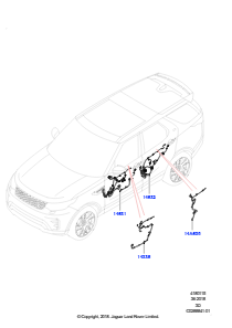15D Kabelstrang - Karosserie u. Heck L462 DISCOVERY 5 2017 > (L462)
