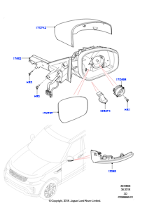 05B Außenspiegel L462 DISCOVERY 5 2017 > (L462)