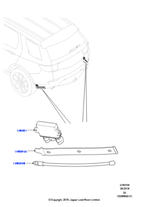 05J Module u. Sensoren - Fahrzeug L550 DISCOVERY SPORT 2015 > (L550),Ladeklappe - Freihandbetätigung