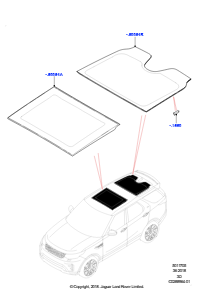 05D Schiebedach L462 DISCOVERY 5 2017 > (L462),Cabrio-elektr. Öffnung vorn/hinten