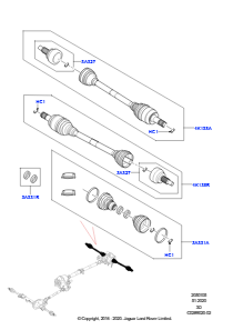 05D Gelenkwelle - Hinterachsantrieb L462 DISCOVERY 5 2017 > (L462)