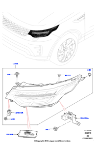 05D Scheinwerfer/Blinkleuchten vorn L462 DISCOVERY 5 2017 > (L462),LED-Scheinwerfer
