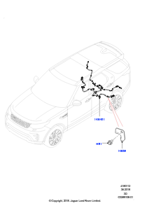 12B Elektr. Verkabelung - Fahrgestell L462 DISCOVERY 5 2017 > (L462)