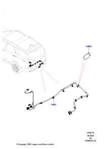 15M Kabelstrang - Karosserie u. Heck L462 DISCOVERY 5 2017 > (L462)