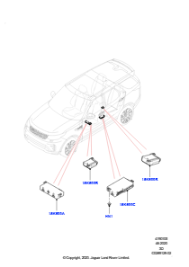 05F Module u. Sensoren - Fahrzeug L462 DISCOVERY 5 2017 > (L462)