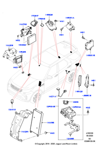 05G Module u. Sensoren - Fahrzeug L462 DISCOVERY 5 2017 > (L462)