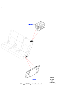 10N Schalter L462 DISCOVERY 5 2017 > (L462),M. el. Lehnenverst. – Rücksitz