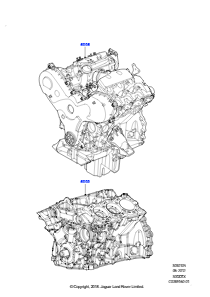 05C Austauschmotor und Grundmotor L462 DISCOVERY 5 2017 > (L462),3.0L V6 Dieselmotor