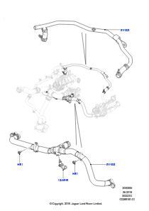 06E EGR-Kühlsystem L462 DISCOVERY 5 2017 > (L462),3.0L 24 V DOHC V6 TC Diesel