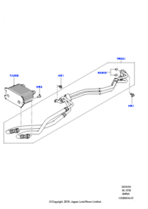 05F Getriebekühlsystem L462 DISCOVERY 5 2017 > (L462),3,0 l DOHC GDI SC V6 BENZIN