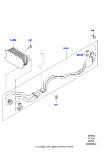 05M Getriebekühlsystem L462 DISCOVERY 5 2017 > (L462),3,0 V6 D Gen2 Twin Turbo
