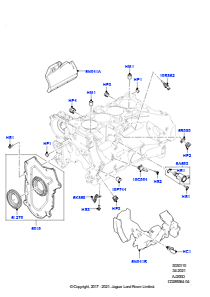 10AD Zyl.block/Verschlußstopfen/Deckel L462 DISCOVERY 5 2017 > (L462),2.0L I4 DSL HIGH DOHC AJ200