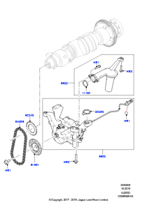 05AE Ölpumpe L462 DISCOVERY 5 2017 > (L462),2.0L I4 DSL HIGH DOHC AJ200