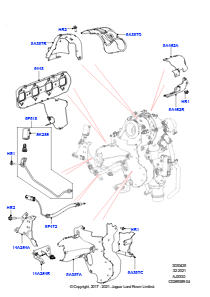 25AS Turbolader L462 DISCOVERY 5 2017 > (L462),2.0L I4 DSL HIGH DOHC AJ200