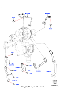 25AT Turbolader L663 NEW DEFENDER 2020 > (L663),2.0L I4 DSL HIGH DOHC AJ200