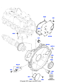 10AD Abdeckung Nockenwellenantrieb L462 DISCOVERY 5 2017 > (L462),2.0L I4 DSL MID DOHC AJ200