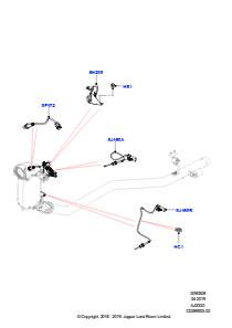 08AL Abgassensoren und Module L663 NEW DEFENDER 2020 > (L663),Euro 4 Abgasnorm