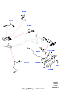 08AM Abgassensoren und Module L462 DISCOVERY 5 2017 > (L462),EU6 + DPF Emissionen