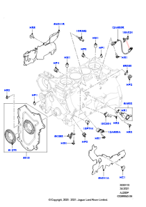 10AF Zyl.block/Verschlußstopfen/Deckel L663 NEW DEFENDER 2020 > (L663),2.0L I4 DOHC AJ200 Benz., hohe L.