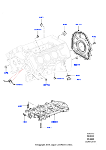 10B Zyl.block/Verschlußstopfen/Deckel L462 DISCOVERY 5 2017 > (L462),3,0 l DOHC GDI SC V6 BENZIN