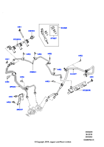 05B Einspritzventile und Leitungen L462 DISCOVERY 5 2017 > (L462),3,0 l DOHC GDI SC V6 BENZIN