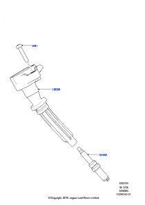 05B Zündspule/Kabel/Zündkerzen L462 DISCOVERY 5 2017 > (L462),3,0 l DOHC GDI SC V6 BENZIN