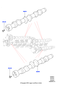 10B Nockenwelle L462 DISCOVERY 5 2017 > (L462),3,0 l DOHC GDI SC V6 BENZIN