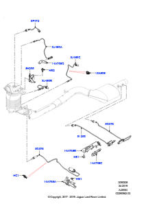 08AP Abgassensoren und Module L462 DISCOVERY 5 2017 > (L462),Normaler Radstand