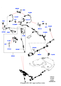 10AR Kraftstoffleitungen L462 DISCOVERY 5 2017 > (L462),2.0L I4 DSL HIGH DOHC AJ200