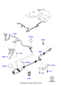 10BN Kraftstoffleitungen L462 DISCOVERY 5 2017 > (L462),2.0L I4 DOHC AJ200 Benz., hohe L.