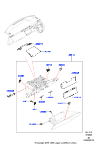 15AA Handschuhkasten L551 NEW RANGE ROVER EVOQUE 2019 > (L551),Werk Halewood