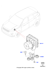 05AA Antiblockiersystem L551 NEW RANGE ROVER EVOQUE 2019 > (L551),Werk Halewood