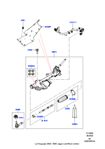 05AA Lenkgetriebe L551 NEW RANGE ROVER EVOQUE 2019 > (L551),Werk Halewood