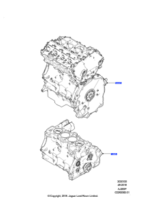 05AG Austauschmotor und Grundmotor L551 NEW RANGE ROVER EVOQUE 2019 > (L551),Werk Halewood