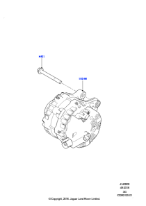 05AA Generator u. Befestigungen L551 NEW RANGE ROVER EVOQUE 2019 > (L551),Werk Halewood