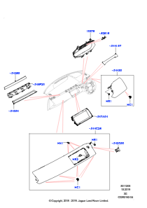 05AD Instrumententafel L551 NEW RANGE ROVER EVOQUE 2019 > (L551),Werk Halewood