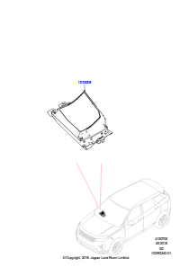 05AA Projektionsdisplaymodul L551 NEW RANGE ROVER EVOQUE 2019 > (L551),Werk Halewood