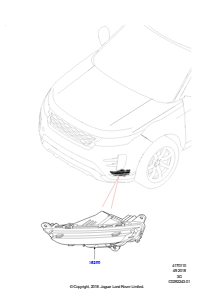 10AA Nebelscheinwerfer L551 NEW RANGE ROVER EVOQUE 2019 > (L551),Werk Halewood