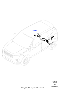 12AA Elektr. Verkabelung - Fahrgestell L551 NEW RANGE ROVER EVOQUE 2019 > (L551),Werk Halewood