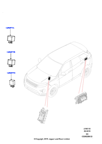 15AA Relais L551 NEW RANGE ROVER EVOQUE 2019 > (L551),Werk Halewood
