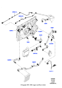 05AT Leitungen u. Schläuche - Kühlsystem L550 DISCOVERY SPORT 2015 > (L550),Werk Halewood