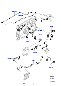 05AU Leitungen u. Schläuche - Kühlsystem L550 DISCOVERY SPORT 2015 > (L550),Werk Halewood