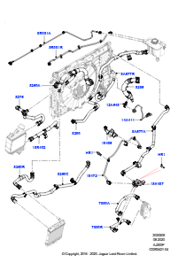 05AV Leitungen u. Schläuche - Kühlsystem L551 NEW RANGE ROVER EVOQUE 2019 > (L551),Werk Halewood