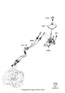 05AB Schalthebel- Schaltgetriebe L551 NEW RANGE ROVER EVOQUE 2019 > (L551),Werk Halewood