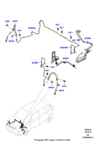15AB Bremsleitungen vorn L551 NEW RANGE ROVER EVOQUE 2019 > (L551),Werk Halewood