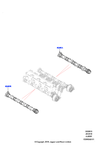 10AF Nockenwelle L551 NEW RANGE ROVER EVOQUE 2019 > (L551),Werk Halewood
