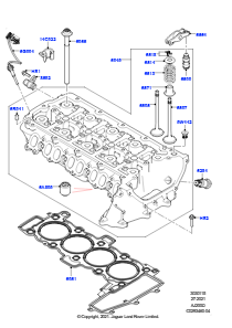 15AE Zylinderkopf L551 NEW RANGE ROVER EVOQUE 2019 > (L551),Werk Halewood