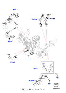 06AV EGR-Kühlsystem L551 NEW RANGE ROVER EVOQUE 2019 > (L551),Werk Halewood