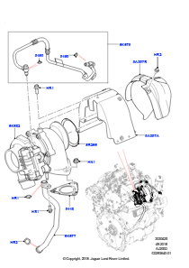 25AU Turbolader L551 NEW RANGE ROVER EVOQUE 2019 > (L551),Werk Halewood