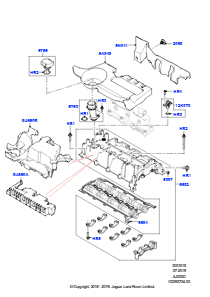 15AF Zylinderkopfhaube L551 NEW RANGE ROVER EVOQUE 2019 > (L551),Werk Halewood